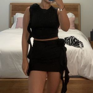 Skirt and top set worn once!